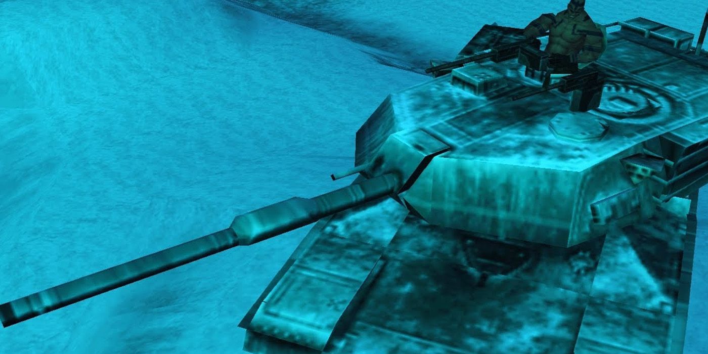 A tank in MGS - Signs Of A Metal Gear Game