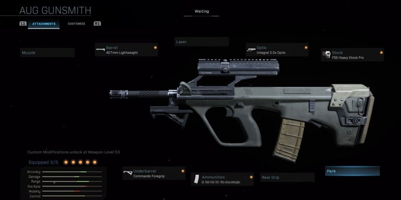 AUG - 4 - COD Warzone Pro Weapons