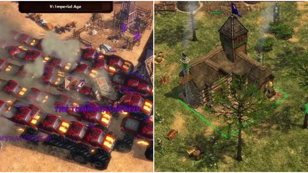 Age Of Empires 3 Moster Trucks And Town Center Collage