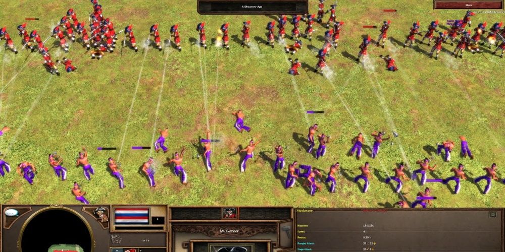 Age Of Empires 3 Musketeers Winning Fight