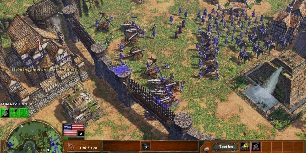 Age Of Empires 3 US Village Cannons