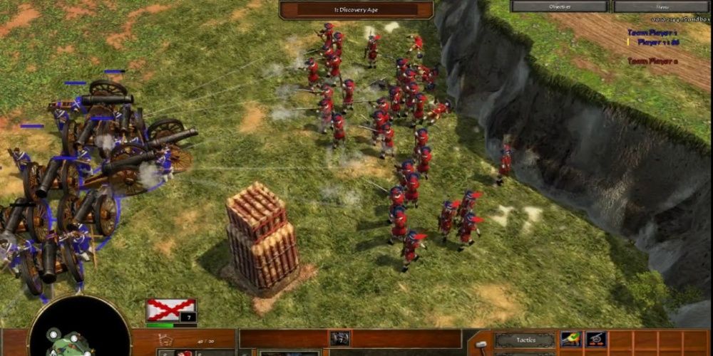 Age Of Empires 3 War Cannons Versus Infantry