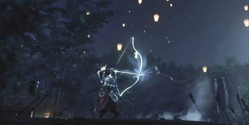 Aiming an arrow - Ghost of Tsushima Legends Techniques