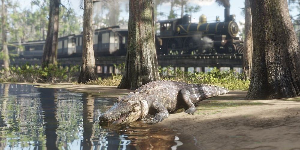 Alligator in Lemoyne Red Dead Online