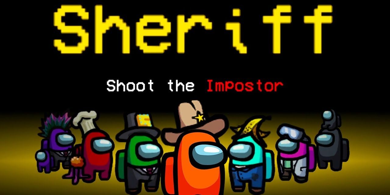 Sheriff splash screen in Among Us mod