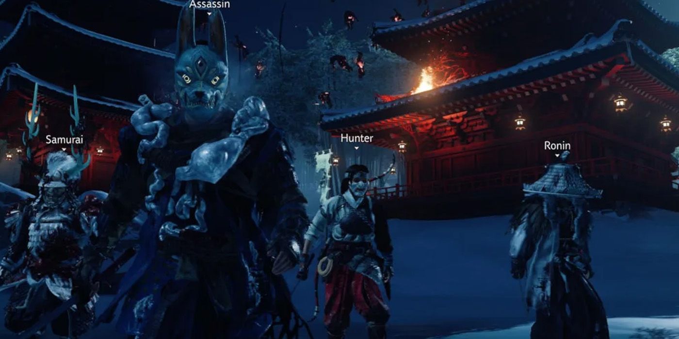 An Assassin leading the team - Ghost Of Tsushima Legends Class Combinations