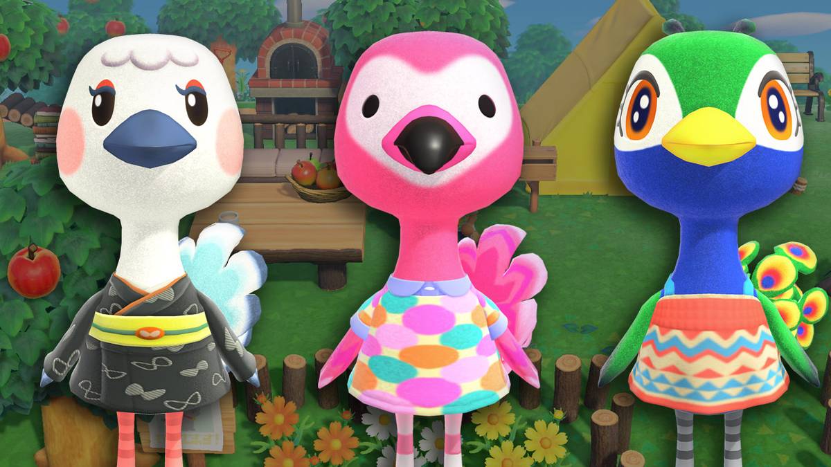 Animal Crossing New Horizons Ostrich Characters