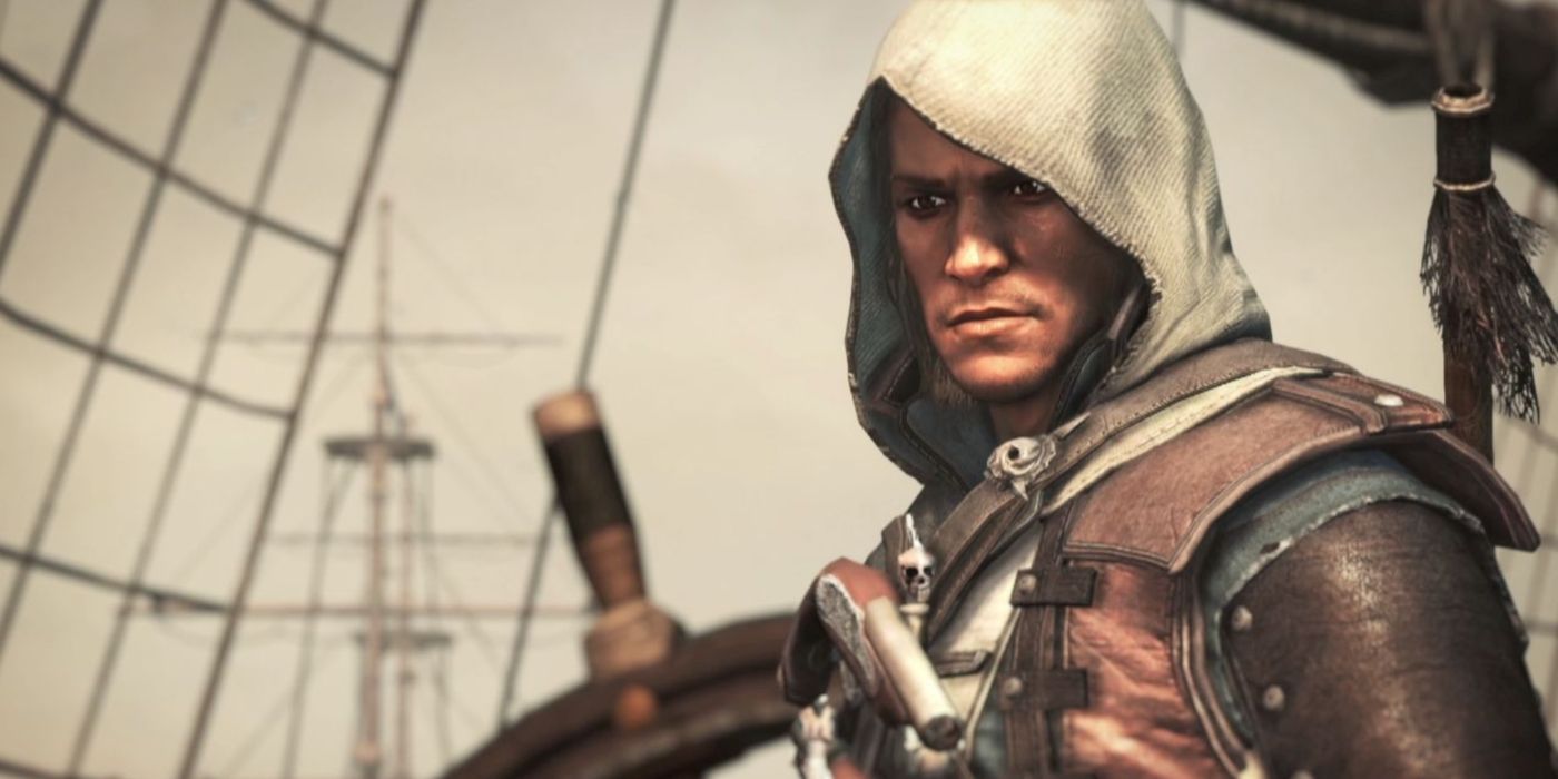 Screenshot Assassin's Creed IV Black Flag Edward Kenway On Ship
