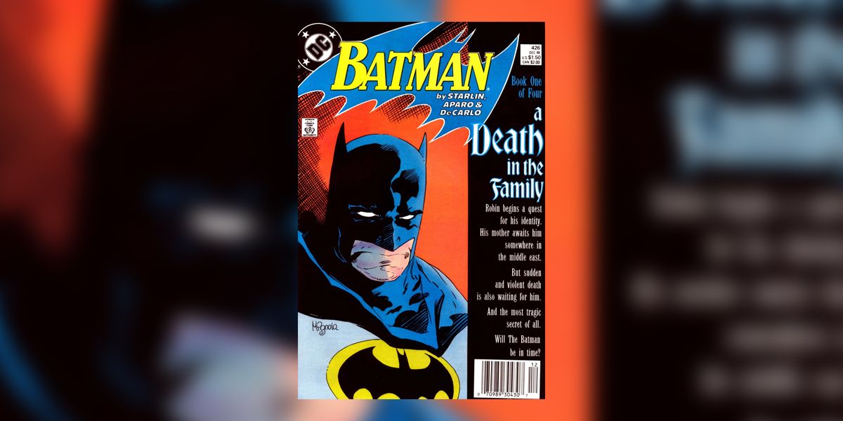 Обложка комикса Бэтмен Смерть в семье