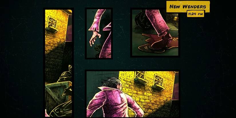 Comic page of the kindle edition of the game