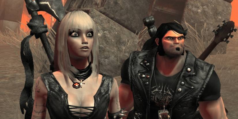 Brutal Legend's Lita Halford and Eddie Riggs
