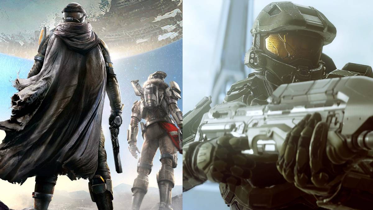 (Left) Destiny promotional image (Right) Promotional image of Master Chief