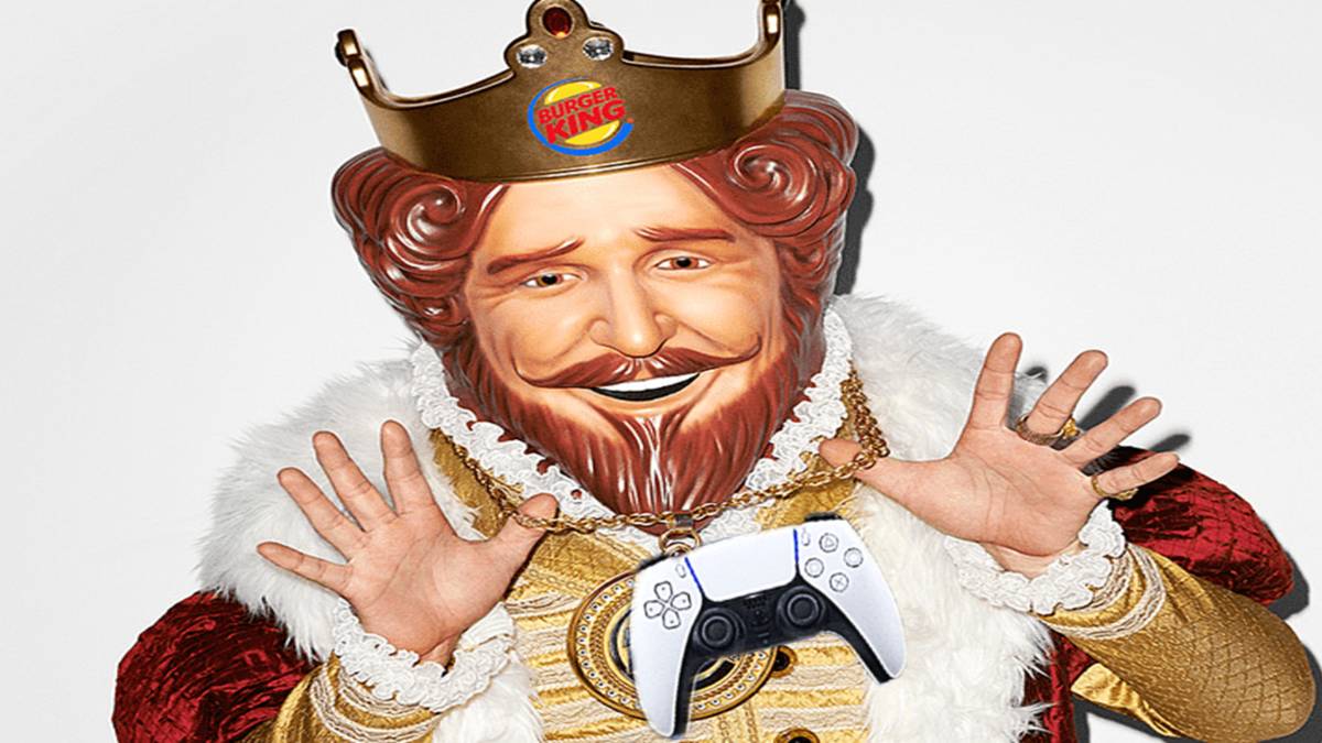 Burger King with PlayStation Controller