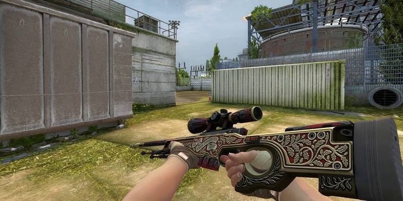 Counter Strike Global Offensive AWP The Prince Skin.