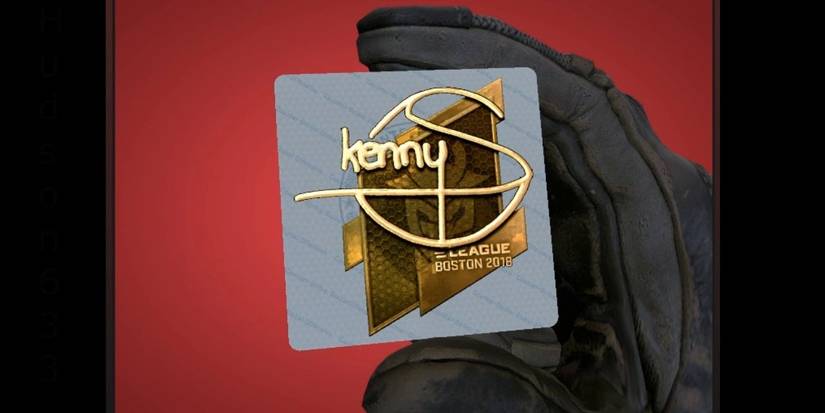 Counter Strike Global Offensive KennyS Signed Sticker.