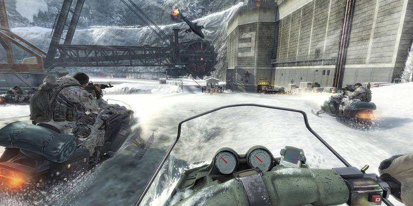 Call of Duty Modern Warfare 3 Snowmobile Spec Ops level.