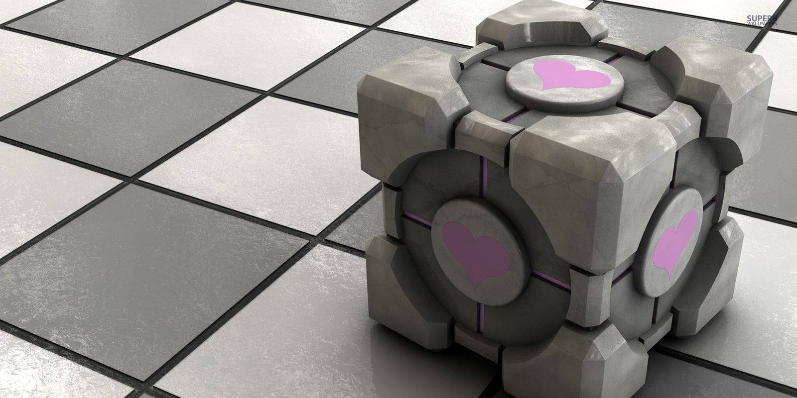 The Companion Cube from Portal