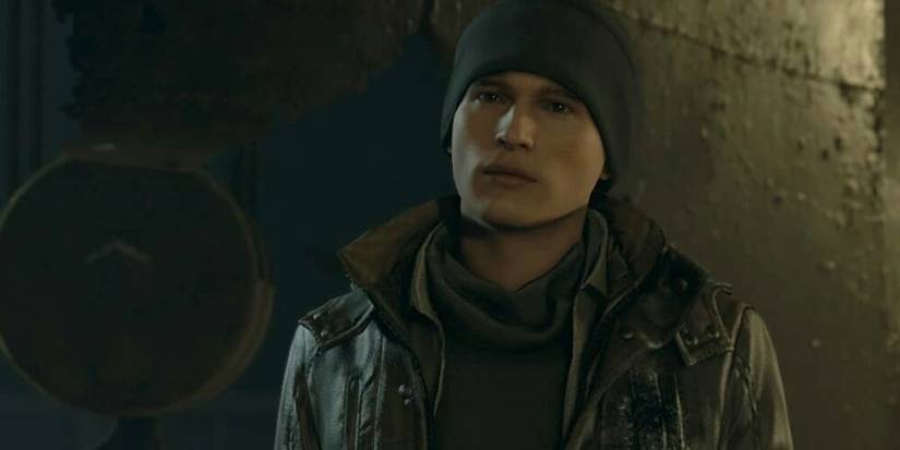 connor as a deviant with hat on