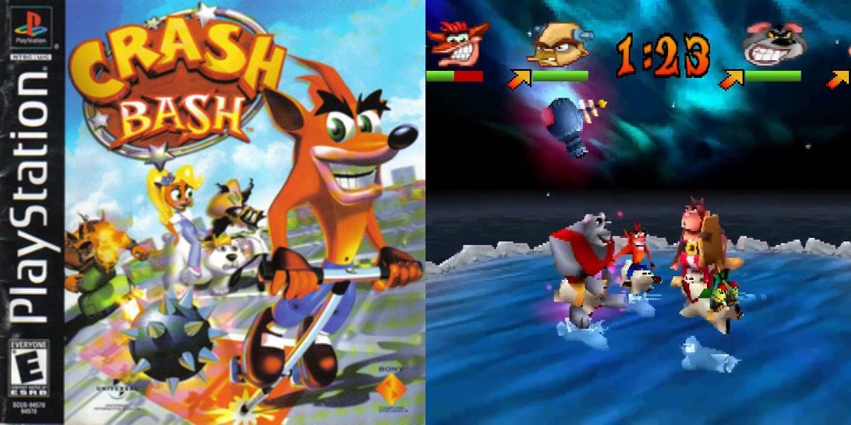 Crash Bash cover and screenshot