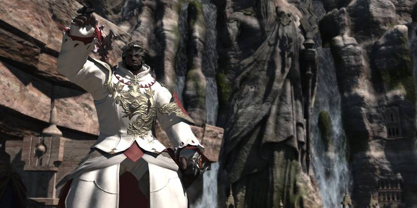 waving white mage