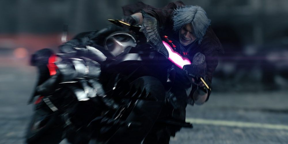 Image of Dante on Motorcycle