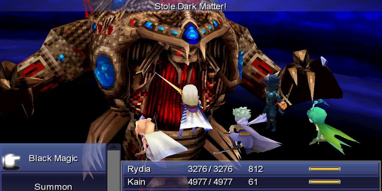 Stealing Dark Matter from Zeromus in Final Fantasy IV