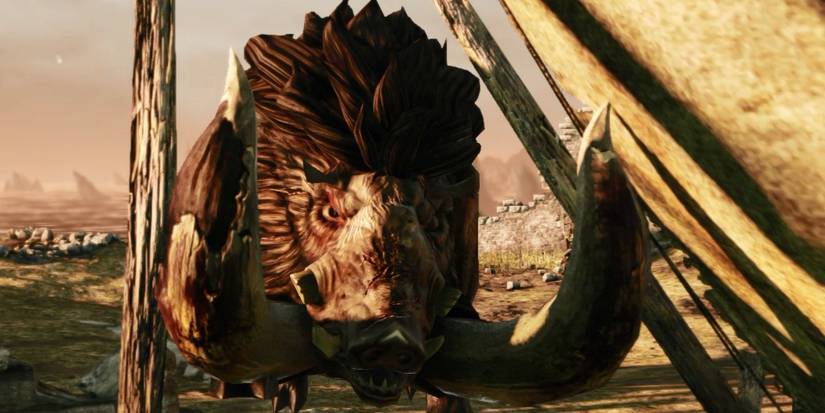 Dark Souls 2 Giant Undead Boar