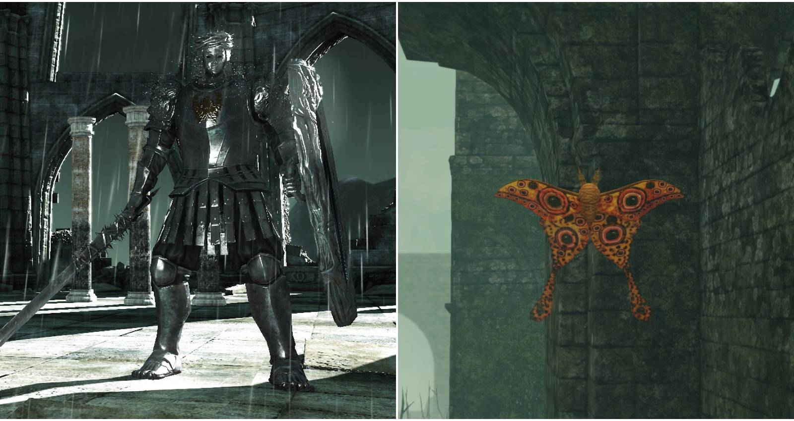 Dark Souls 2 secrets such as Looking Glass Knight and moths.