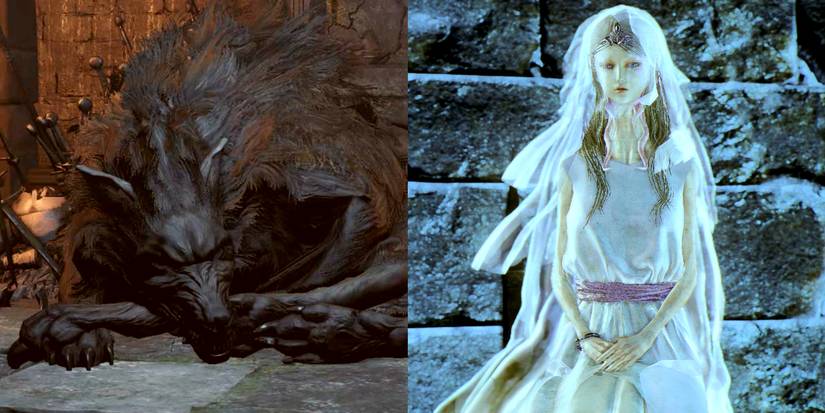 The Old Wolf on the left and Yorshka on the right.