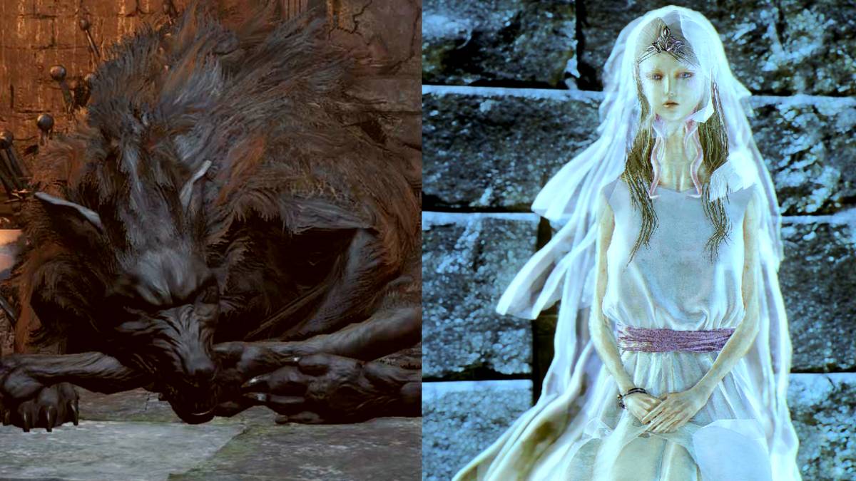 The Old Wolf on the left and Yorshka on the right.