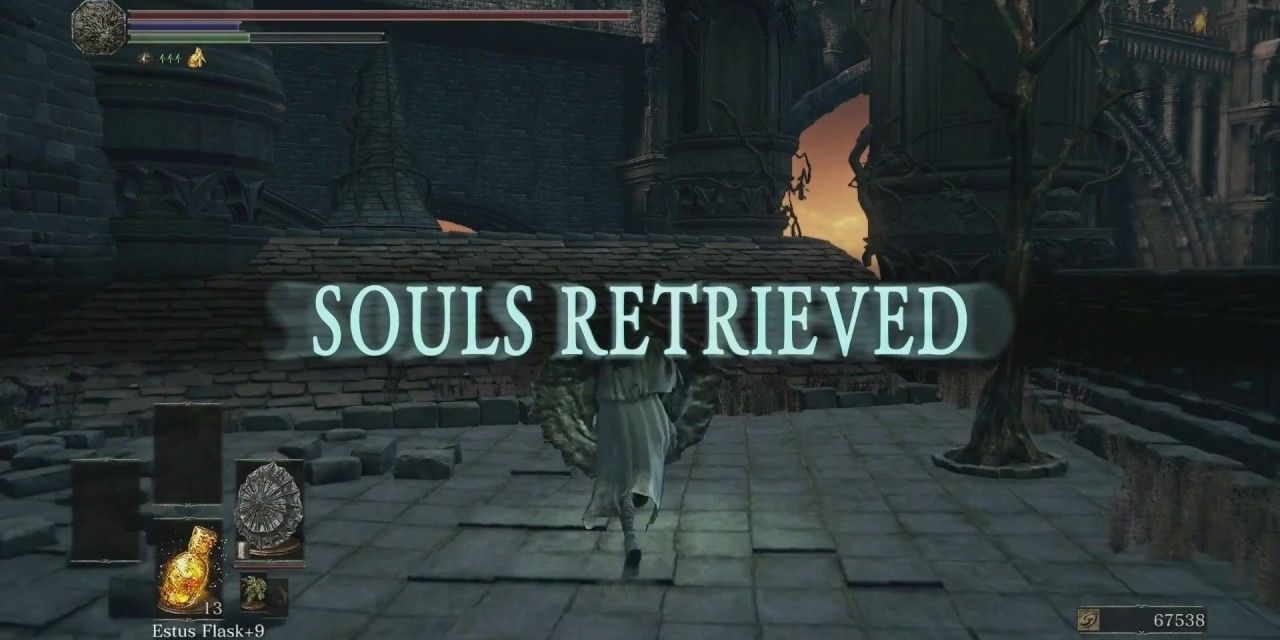 Souls Retrieved Screen from Dark Souls 3