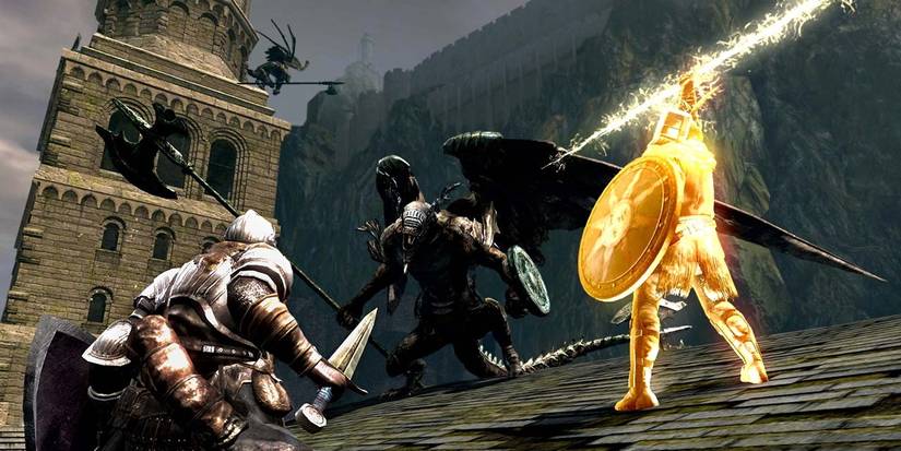 Dark Souls Gargoyle fight and Phantom