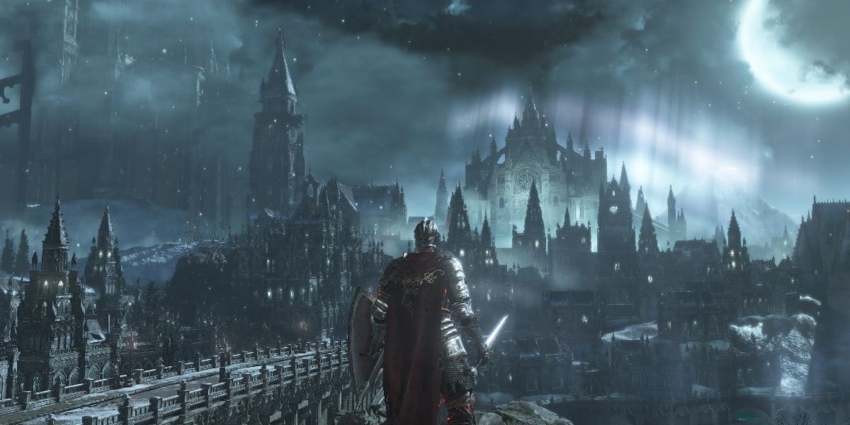 Lanscape of Irithyll of The Boreal Valley Dark Souls 3