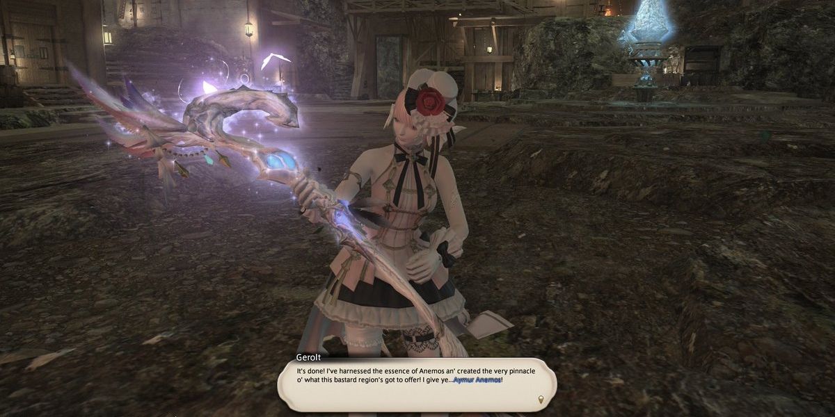 white mage getting new staff