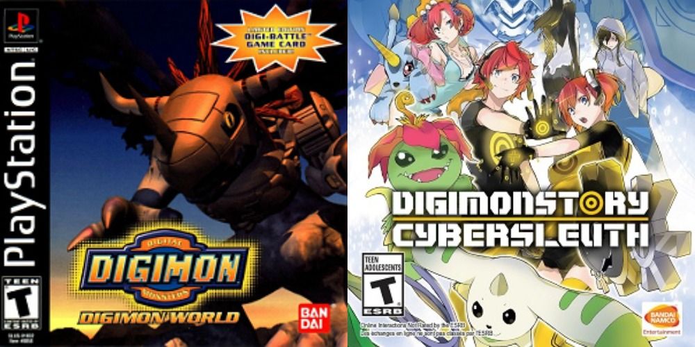 Cover art for Digimon World and Digimon Story Cybersleuth