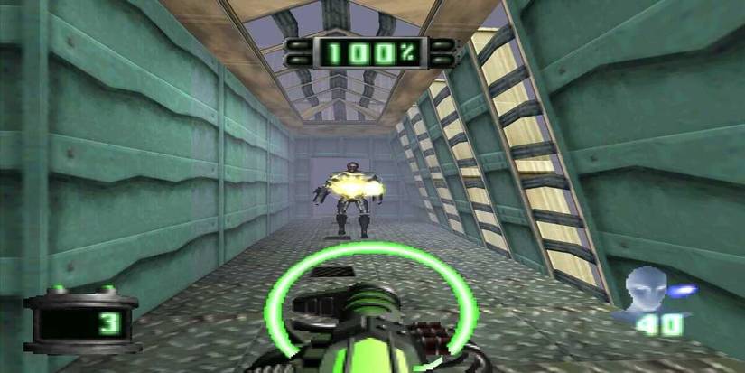 Gameplay from Disruptor on the PS1