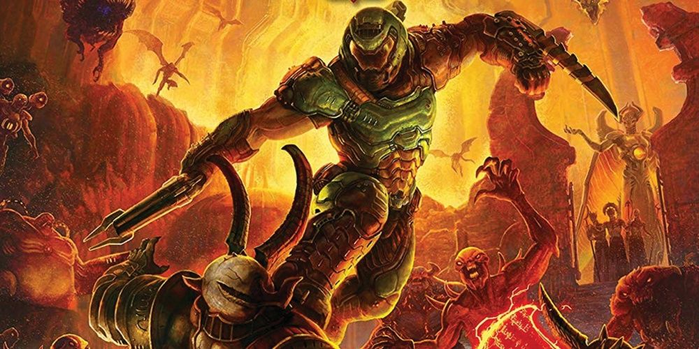 Doom Eternal Cover Slayer With Blades