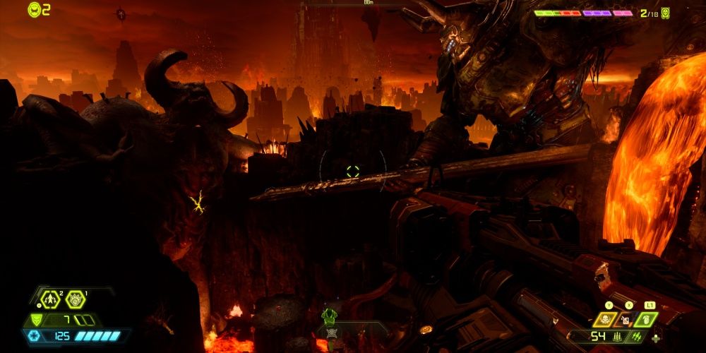 Doom Eternal Viewing Spear Statue From Secret Location