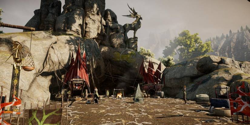 Dragon Age Dalish Camp Left Abandoned