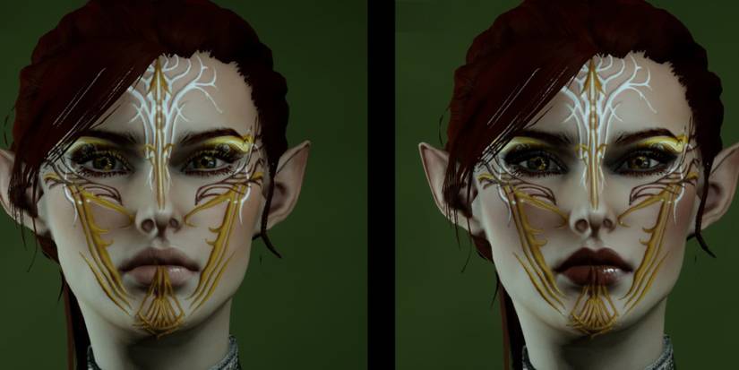 Dragon Age Inquisition Vallaslin On Female Elf