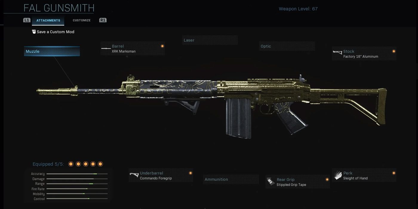 FAL - 3 - COD Warzone Pro Weapons