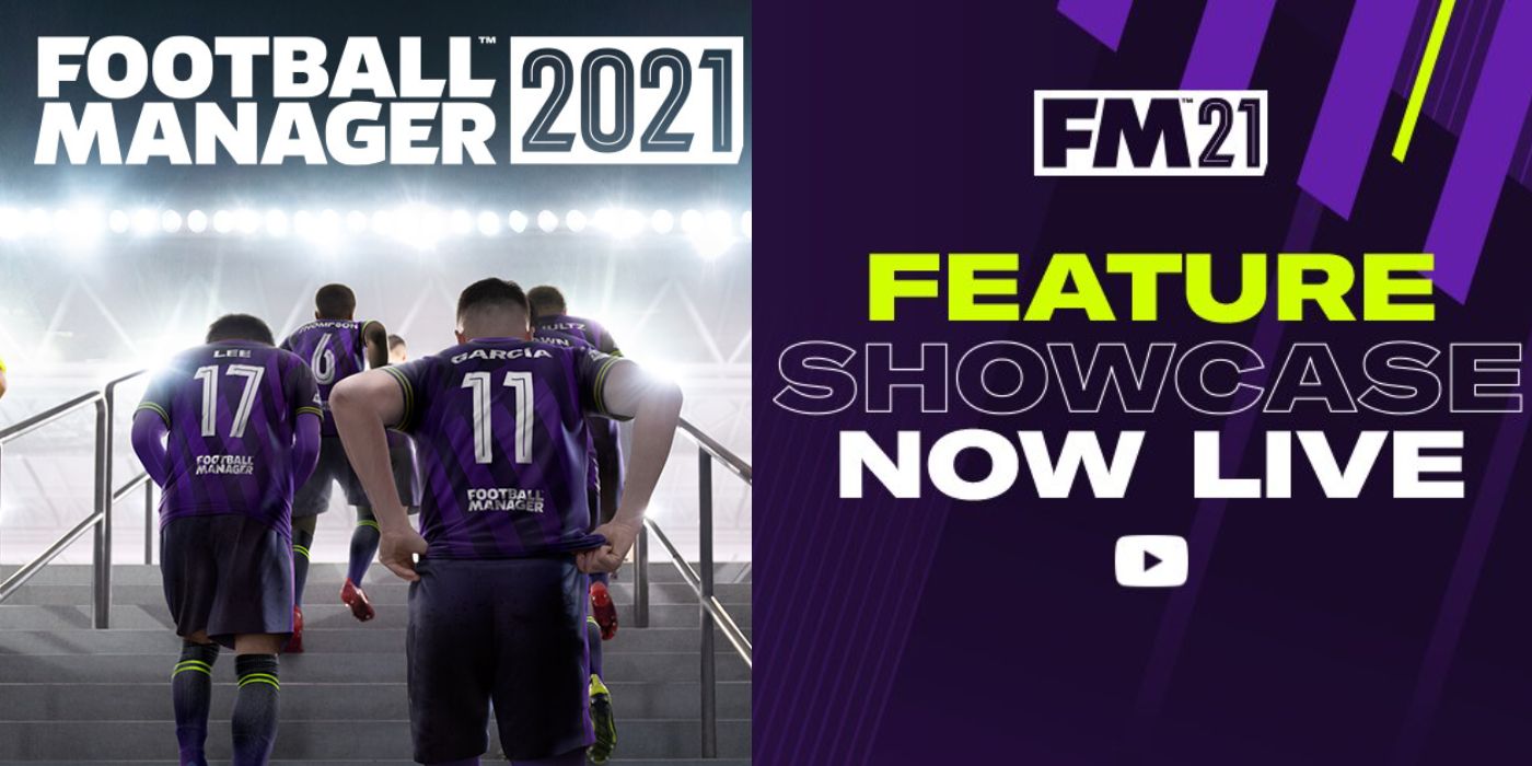 (Left) FM21 Promotional image (Right) Showcase ad