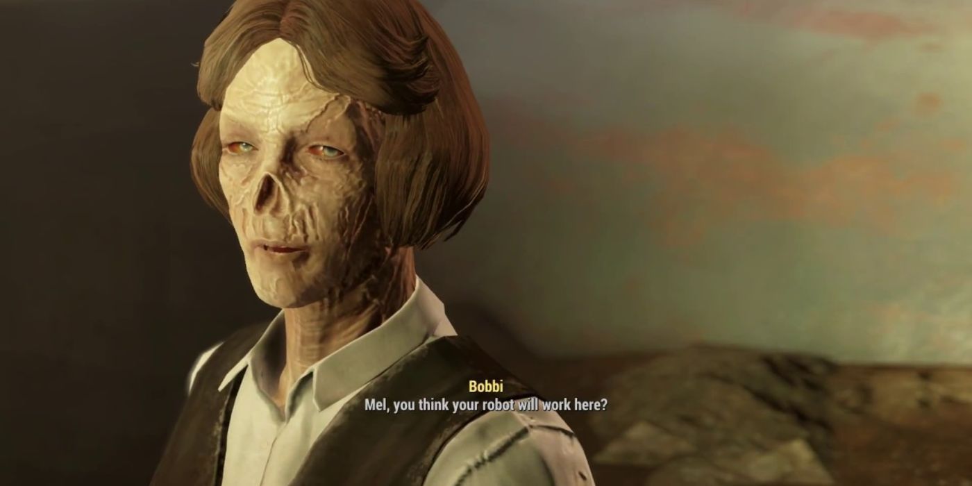 Fallout 4 Bobbi No-Nose At The Excavation