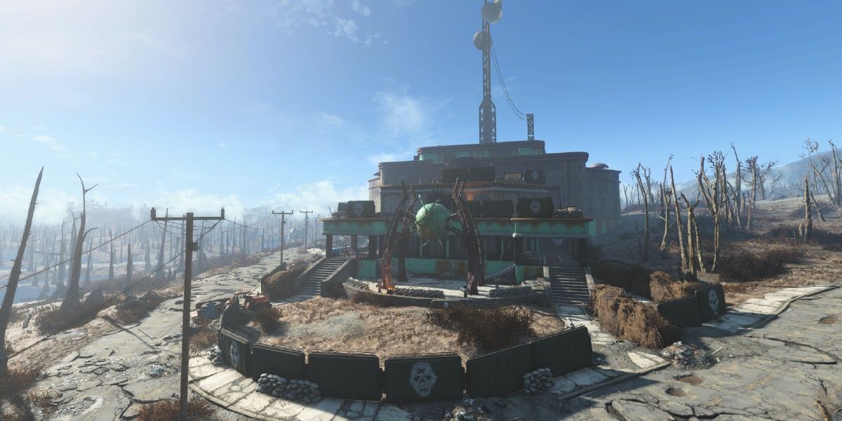 A localização principal do Fallout 4 Gunners Plaza.