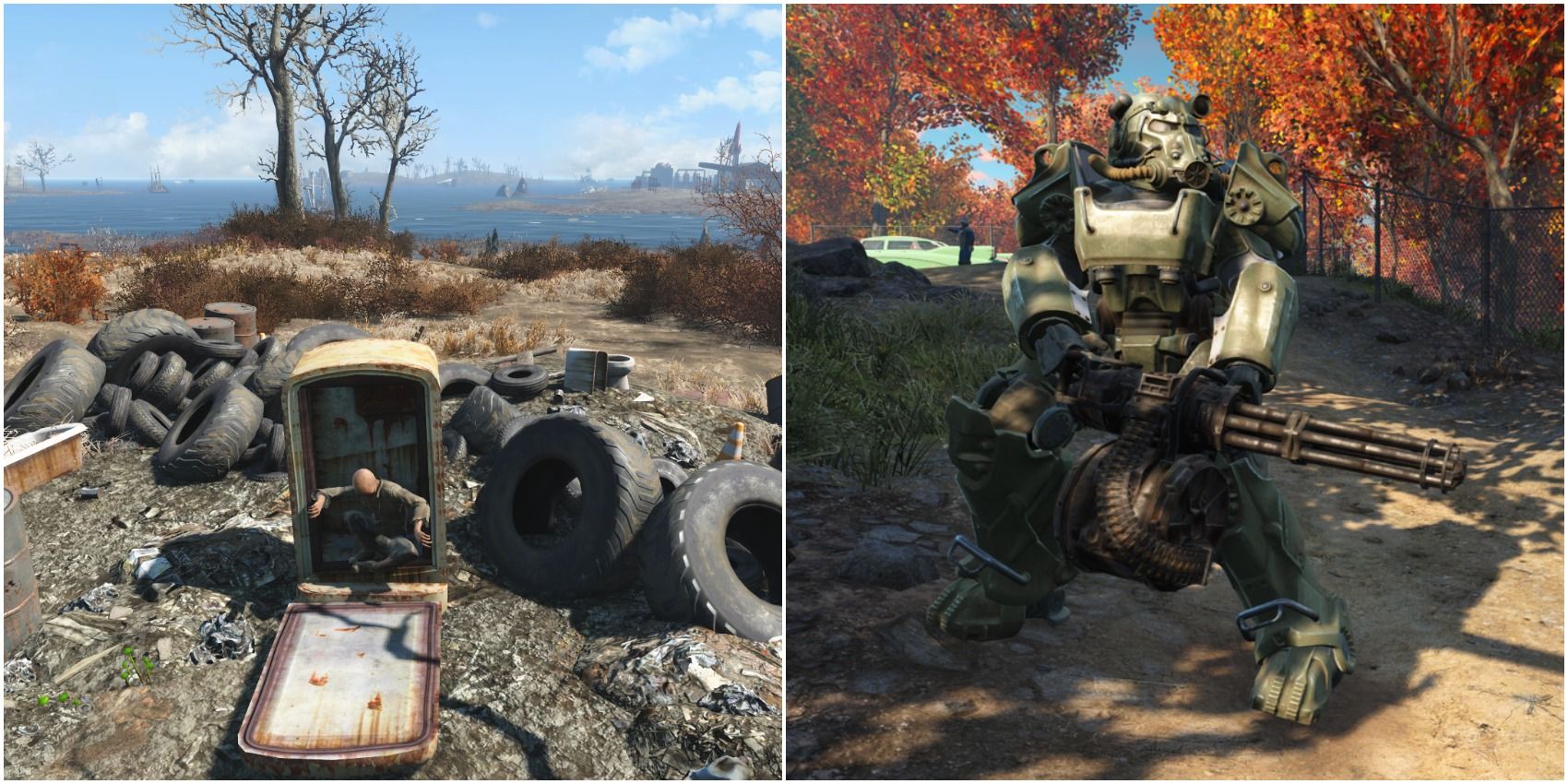 Fallout 4 Largest Plot Holes Including Kid In A Fridge And Power Armor.
