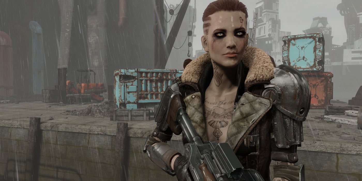 Fallout 4 Custom Made Female Raider Character With Mods