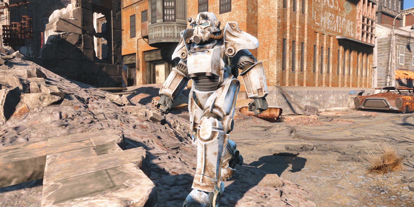 Fallout 4 T-45 White Power Armor