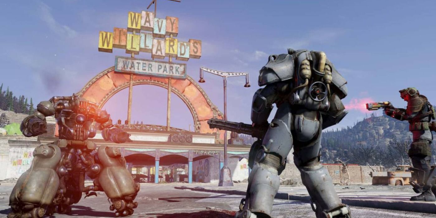 image of fighting power armors from Fallout