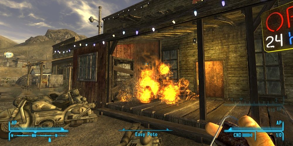 Fallout New Vegas Nuka-Grenade in Goodsprings.