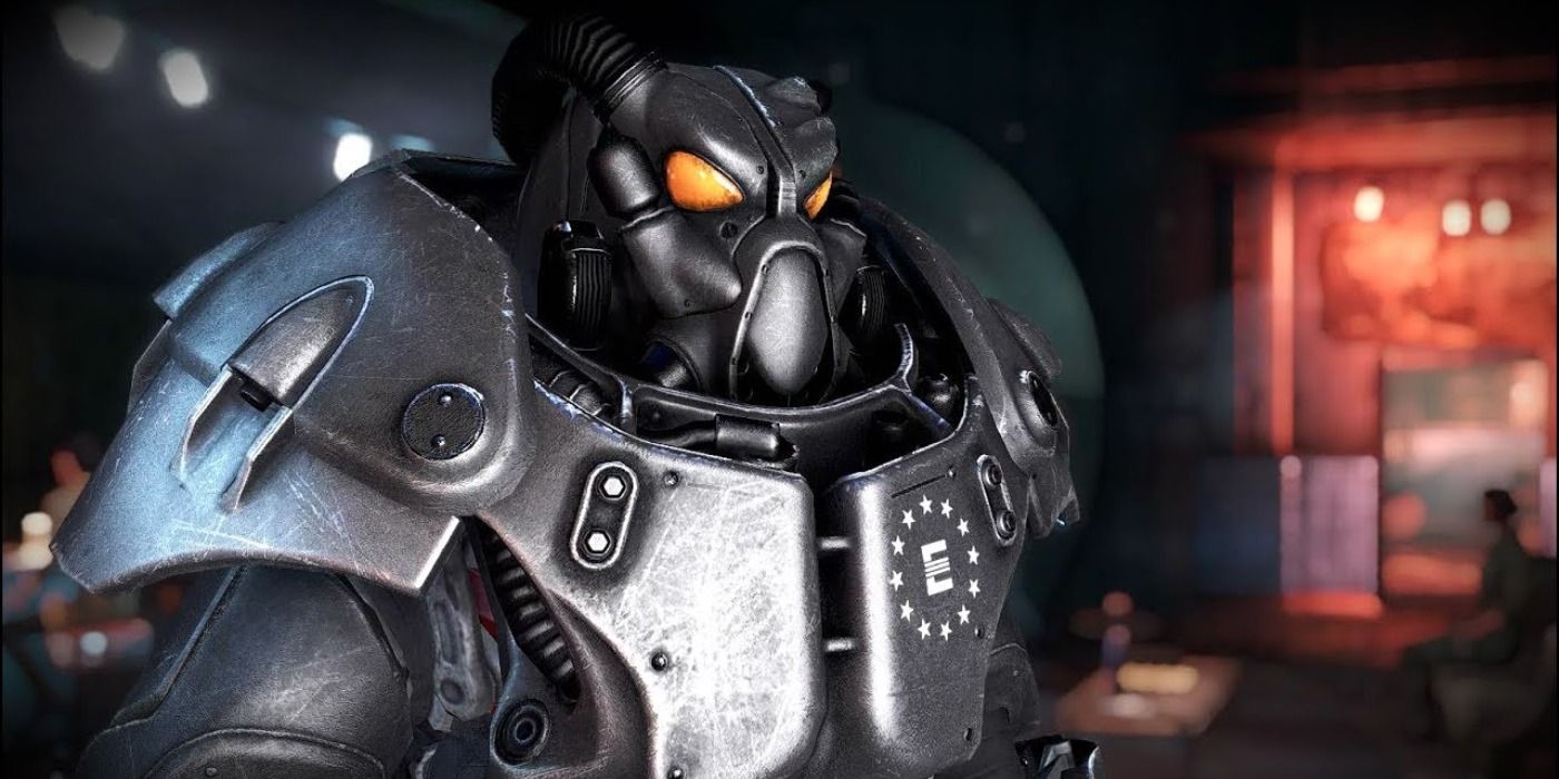 image of power armor favored by The Enclave in Fallout